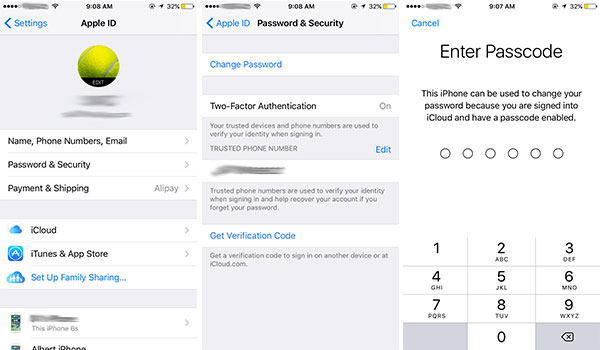 Nulstil Apple ID Password