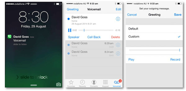 Configurer une messagerie vocale iPhone Vodafone
