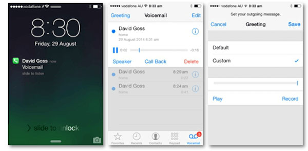 Configura un Vodafone iPhone Voicemail