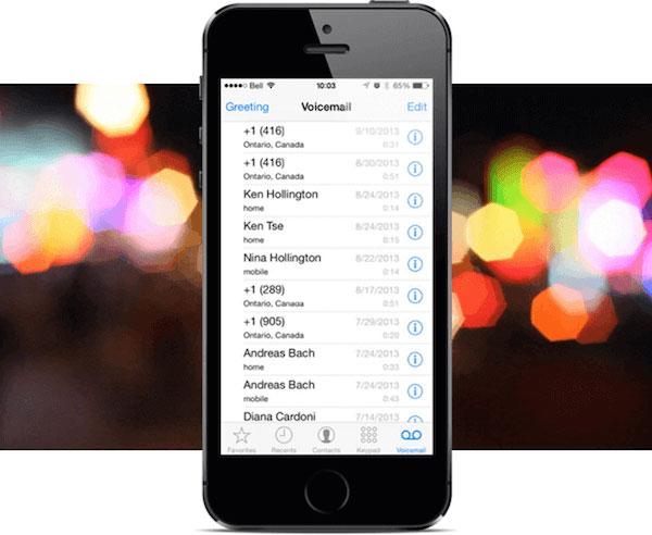 Opsæt en AT & T iPhone-voicemail ved at ringe