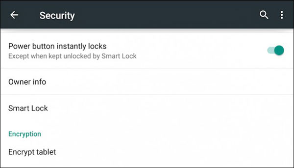 Zapněte funkci Smart Lock