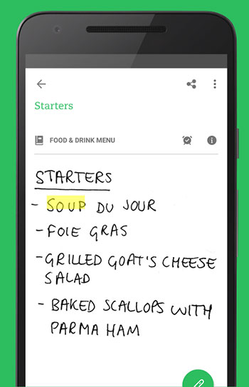 Export notes from iPhone to Android with Evernote