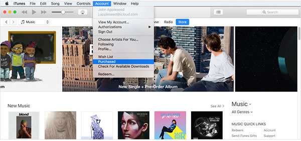 iTunes naar computer