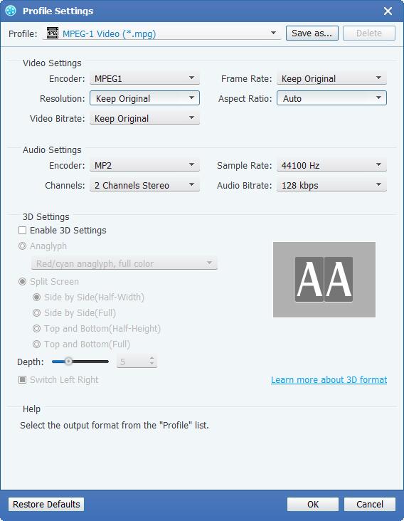 MOD naar MPG Converter, MOD Converter