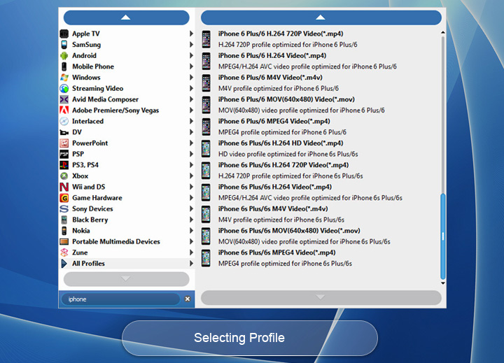 Scegli i file di output