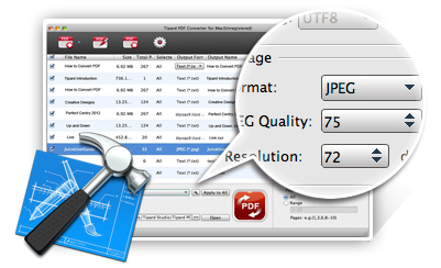 various output settings