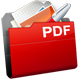 Εικονίδιο πλατινένιο μετατροπέα PDF