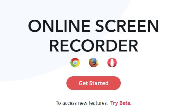Online schermrecorder