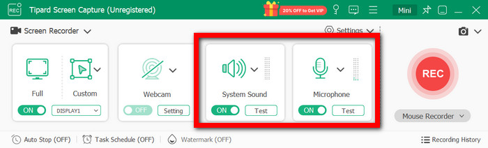 System Sound Microphone