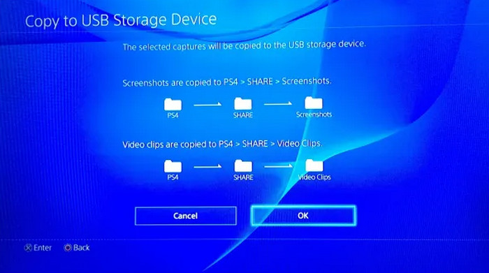 Copy to USB Storage Device