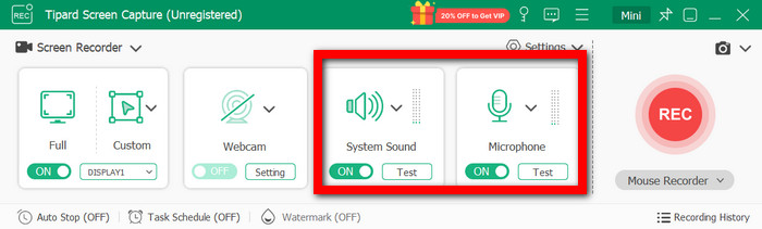 System Sound Microphone