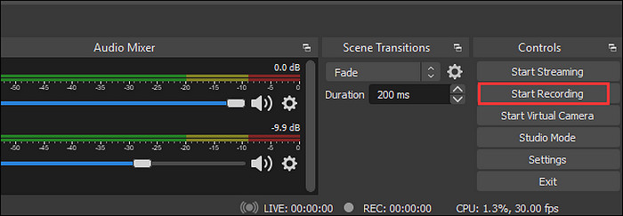 Start Recording OBS