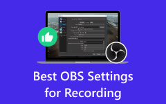 Bedste OBS-indstillinger til optagelse