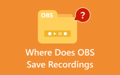 ¿Dónde guarda OBS las grabaciones?