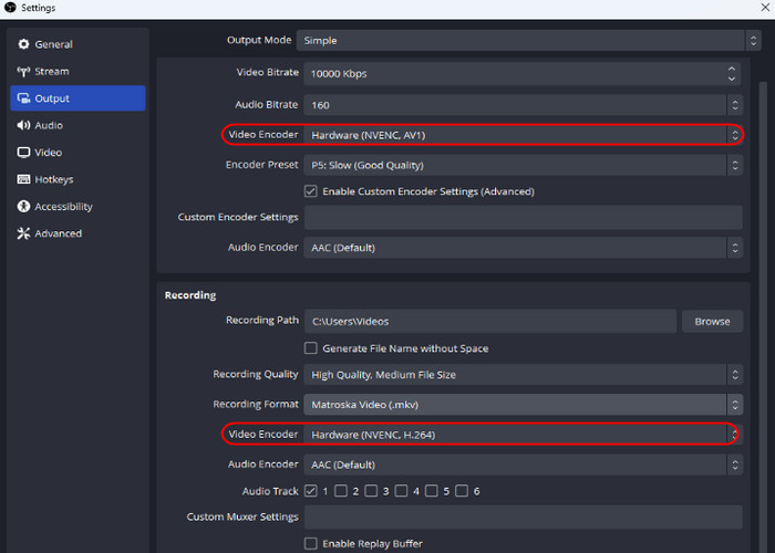 Choose Encoder