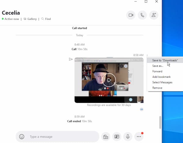 قم بتنزيل Skype Call