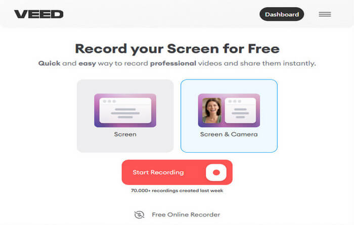 Interface Veed