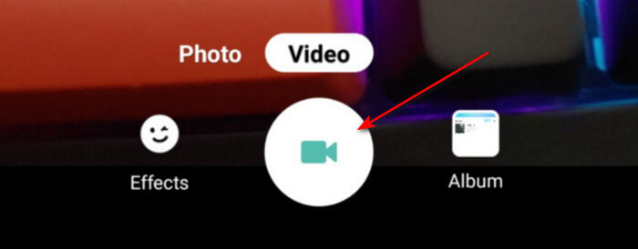 Record Button Capcut