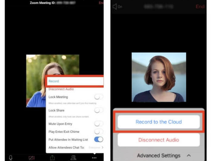 Option Record to Cloud