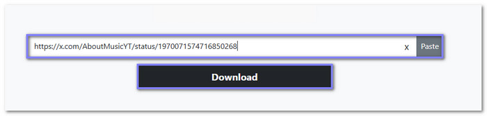 Paste The Twitter Video Clip Link
