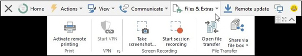 Funzione di registrazione della sessione di TeamViewer