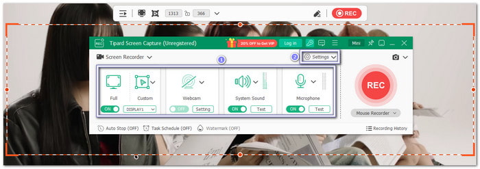 Set Your Recording Preferences