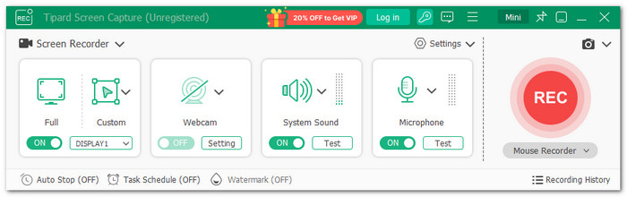Tipard Screen Capture 4K Screen Recorder
