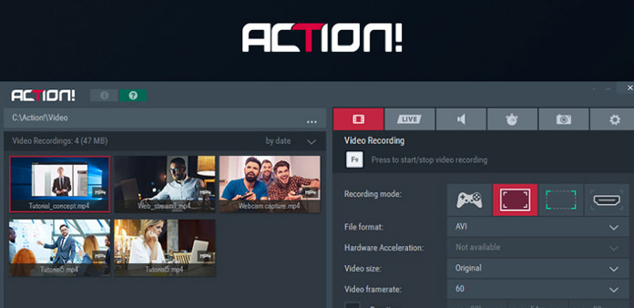 5 Bedste Action Screen Recorder Alternativer