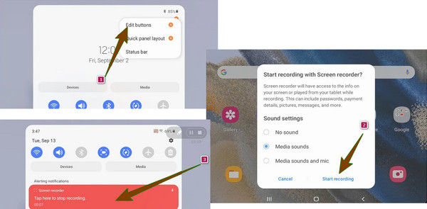 Samsung Tab Screen Record