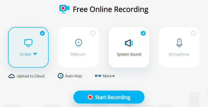 Apowersoft Screen Recorder Interface