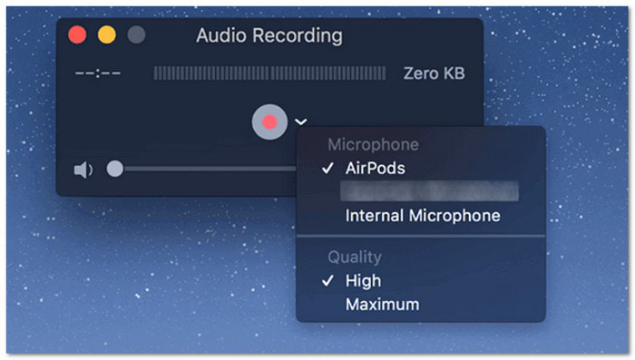 QuickTime Player Best Audio Recording Software