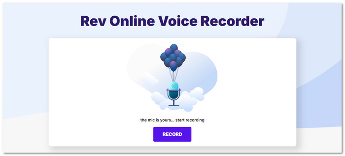 Rev Best Online Audio Recorder