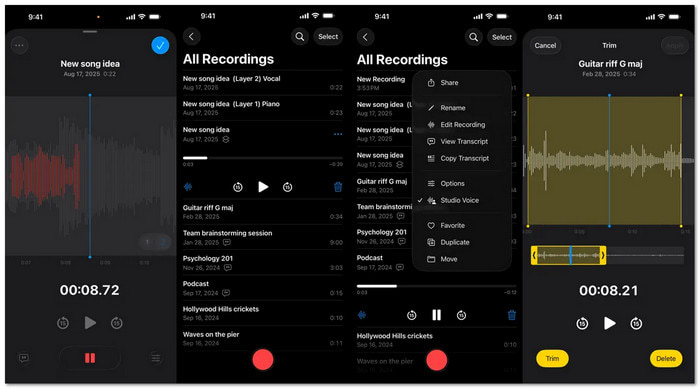 Voice Memos Best Audio Recorder App
