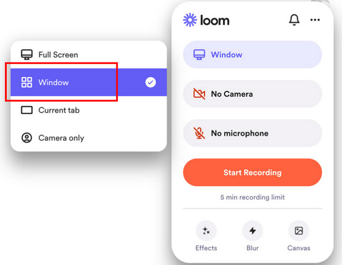 Loom Firefox Extension
