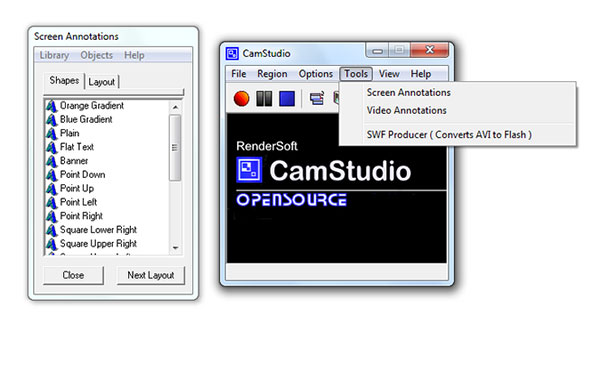 Camstudioの別の