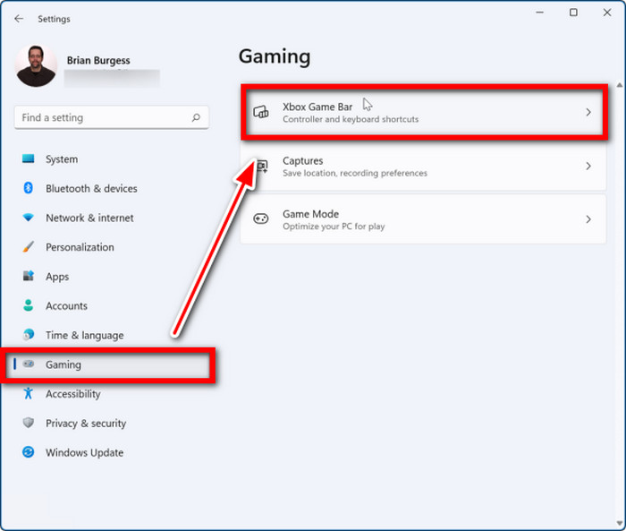 Gaming Xbox Game Bar