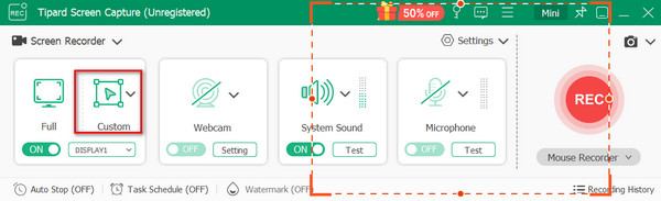 Select Record Option