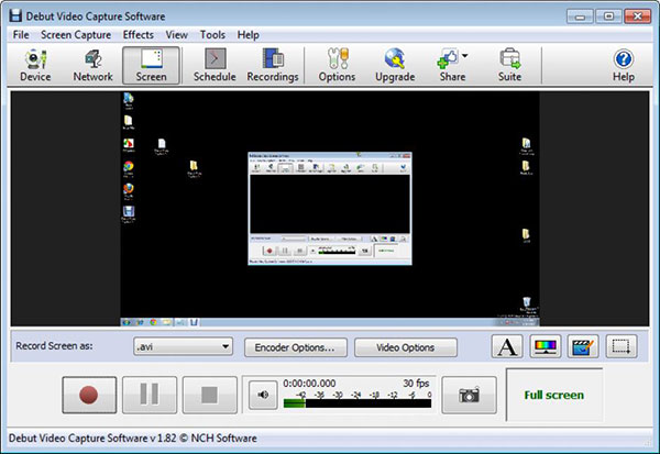 Software di registrazione video ebut