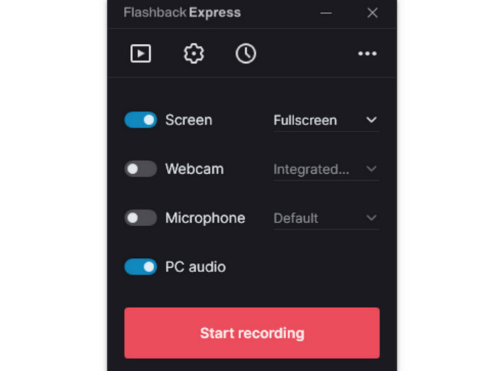 Flashback Express Free Screen Recorders No Time Limit