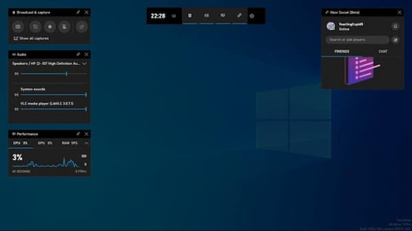 Xbox spillbar