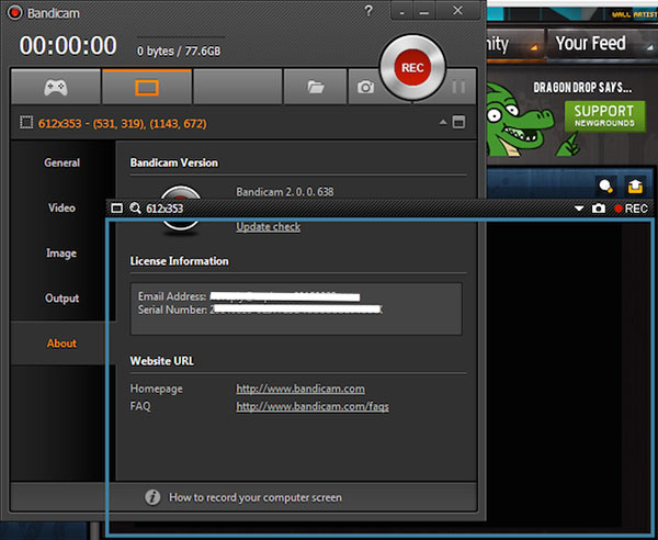 bandicam game recorder software download