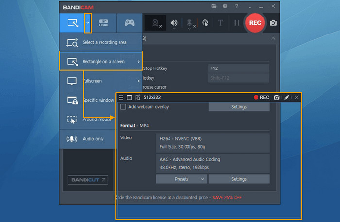 Click Arrow Button