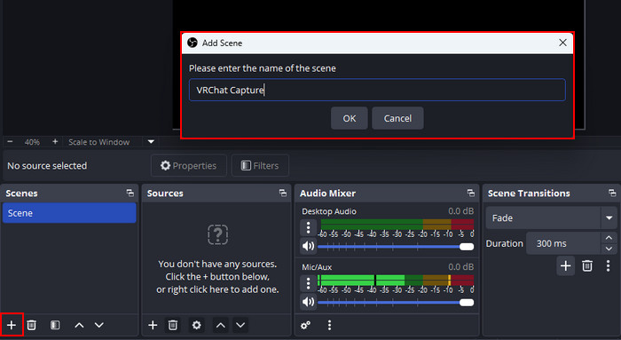 OBS Add Scene