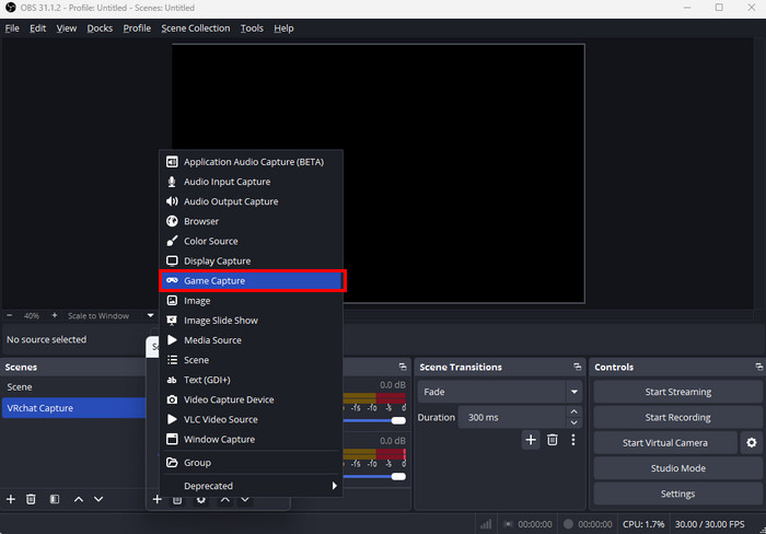 OBS Source Game Capture