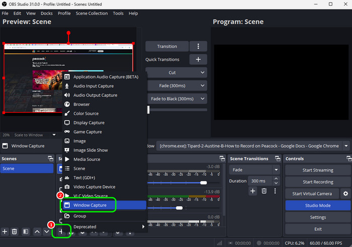 Plus Window Capture OBS