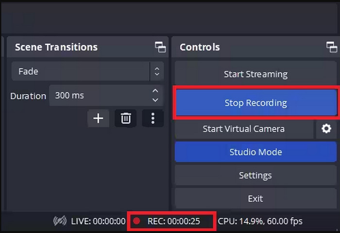 Start Recording OBS