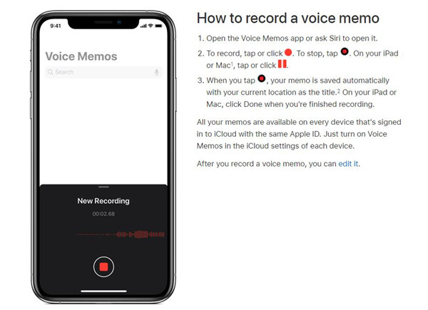 Introduktion til iPhone-stemmememoer