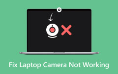 A nem működő laptop fényképezőgép javítása