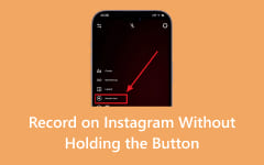 Record on Instagram Without Holding