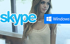 Del skærm på Skype for Business på Windows 8